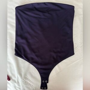 Express Thong Bodysuit in Deep Purple